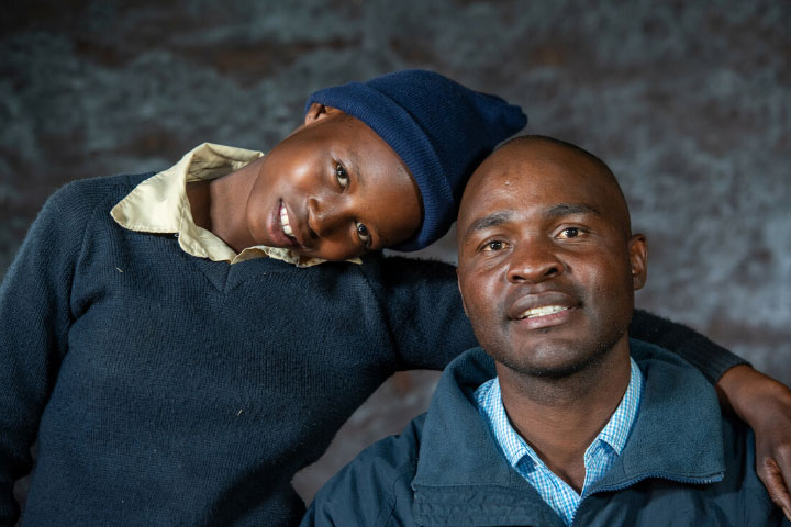 Thembinkosi and her father