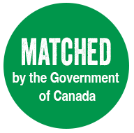 Government matching donation icon