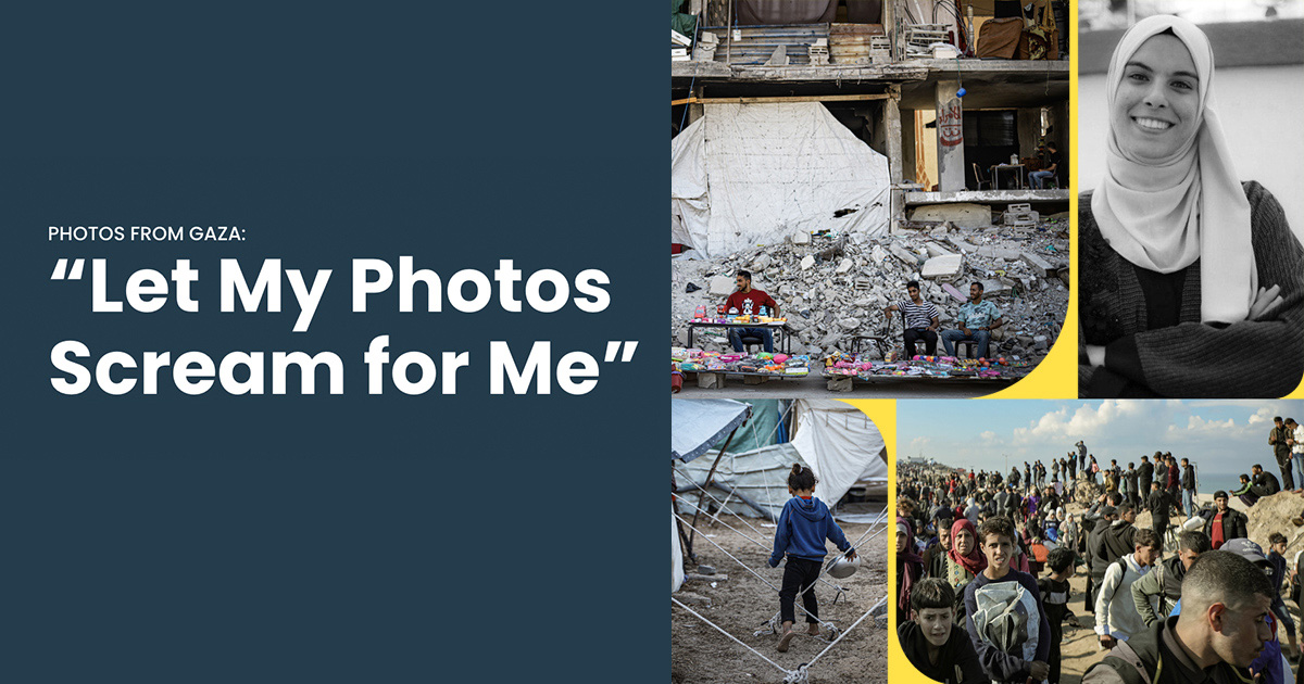 Fatima Hassouna Gaza Photo Diary Banner