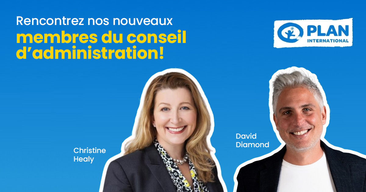 Plan welcomes two new board members, David Diamond and Christine Healy