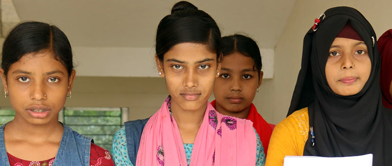 Bangladesh girls stopping child marriage