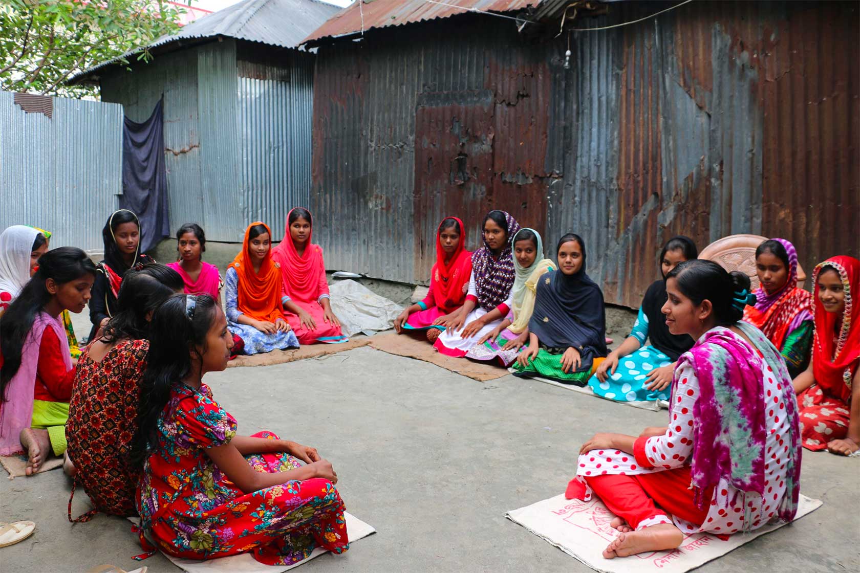 Women at a community group