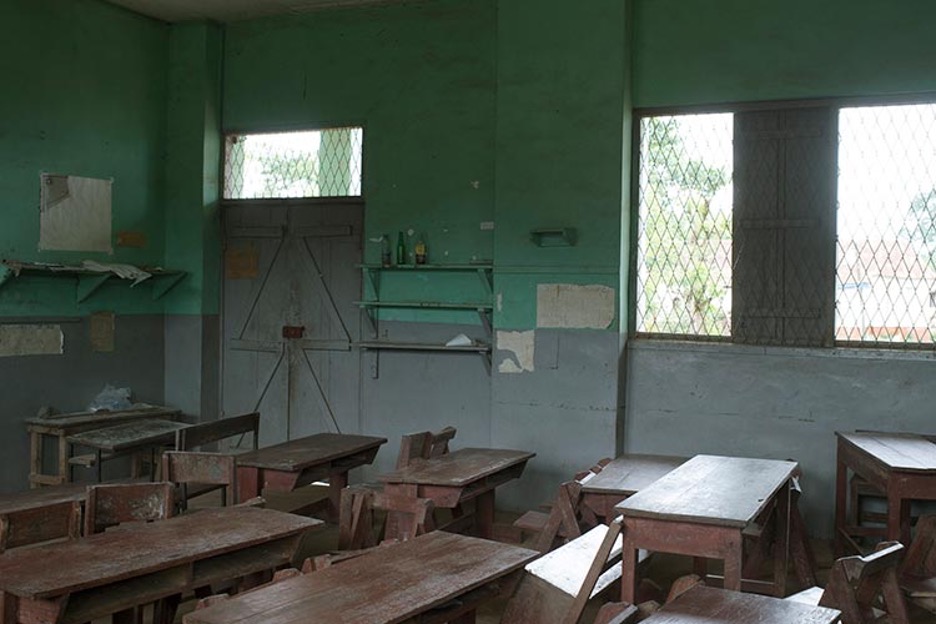 Empty classroom