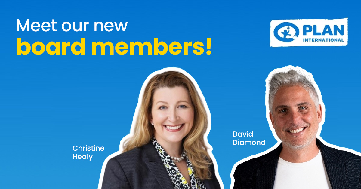 Plan welcomes two new board members, David Diamond and Christine Healy