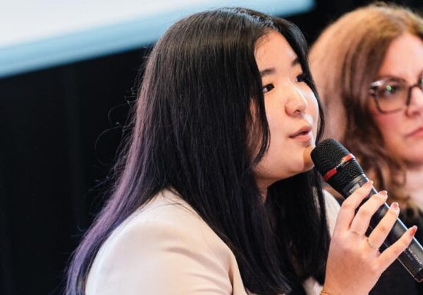 Youth advocate at G& meeting