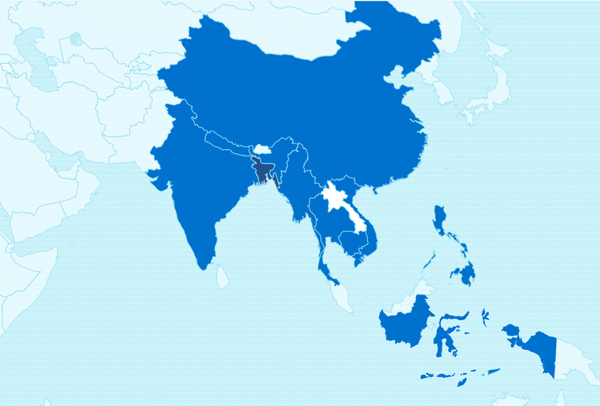 map of Asia