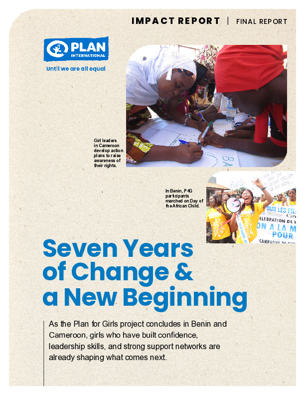 Plan for Girls: Final report cover