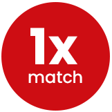1x match