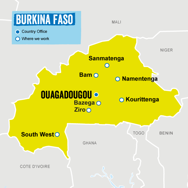 MAP: Burkina Faso