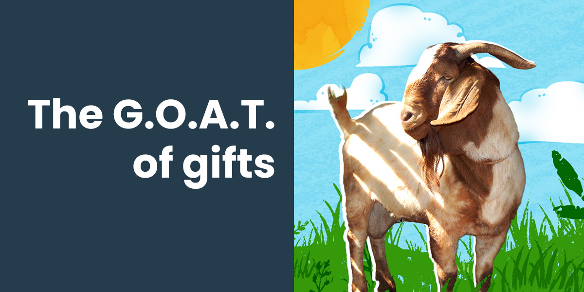 GOAT of Gifts Banner