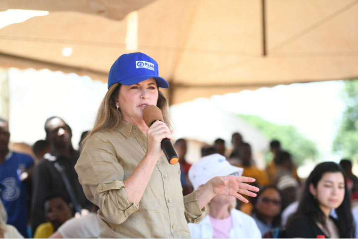Rona Ambrosse talking at an event