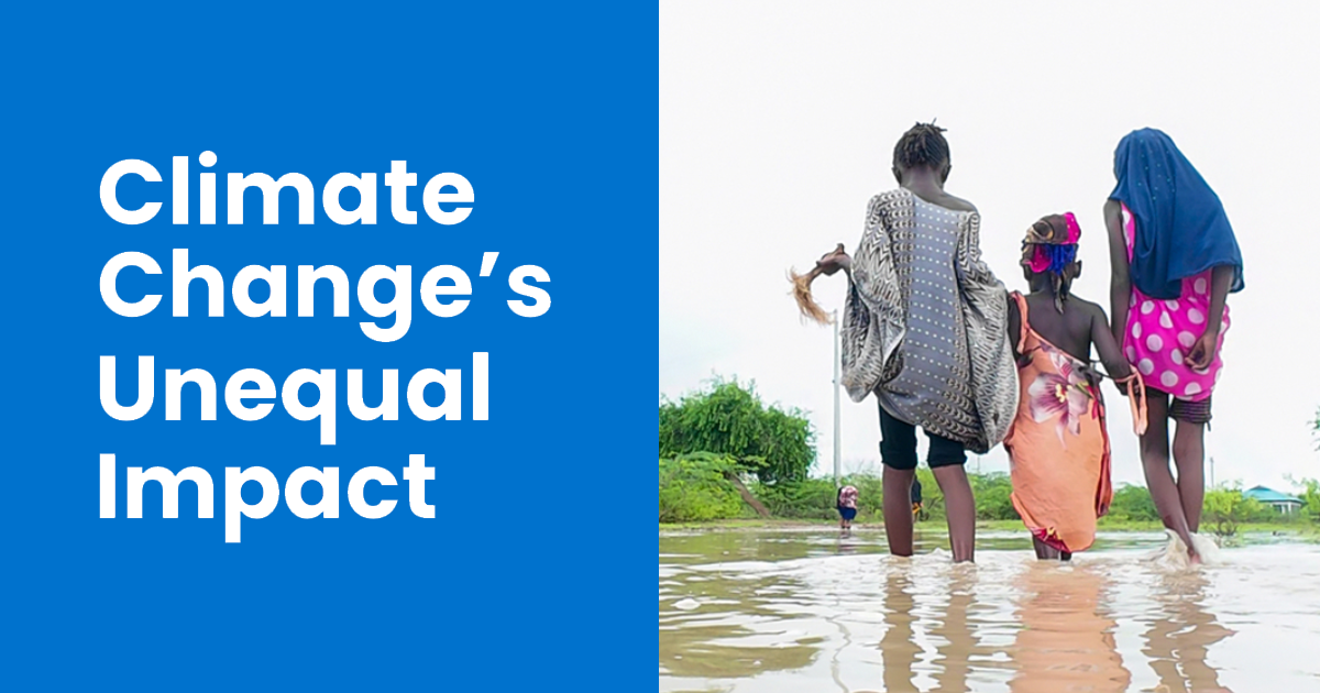 Climate Change's Unequal Impact Banner