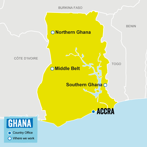 Map of Ghana