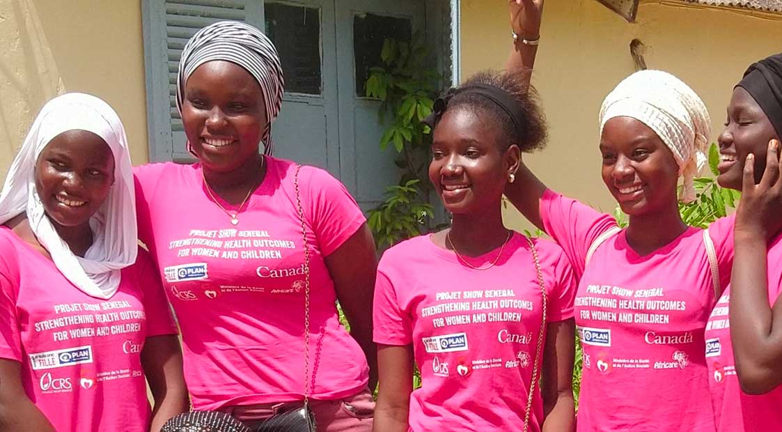 Girls in change the birthstory t-shirts