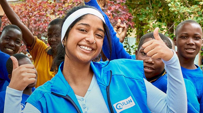 collage of images, girls smiling