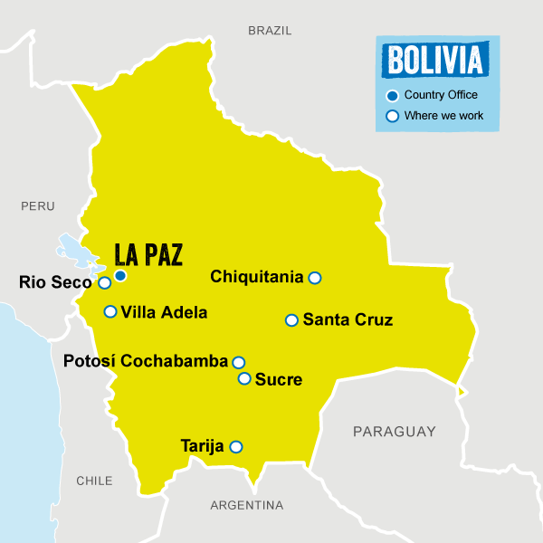 Map of Bolivia