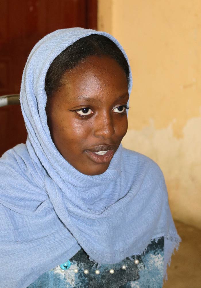 Girl in classrooom
