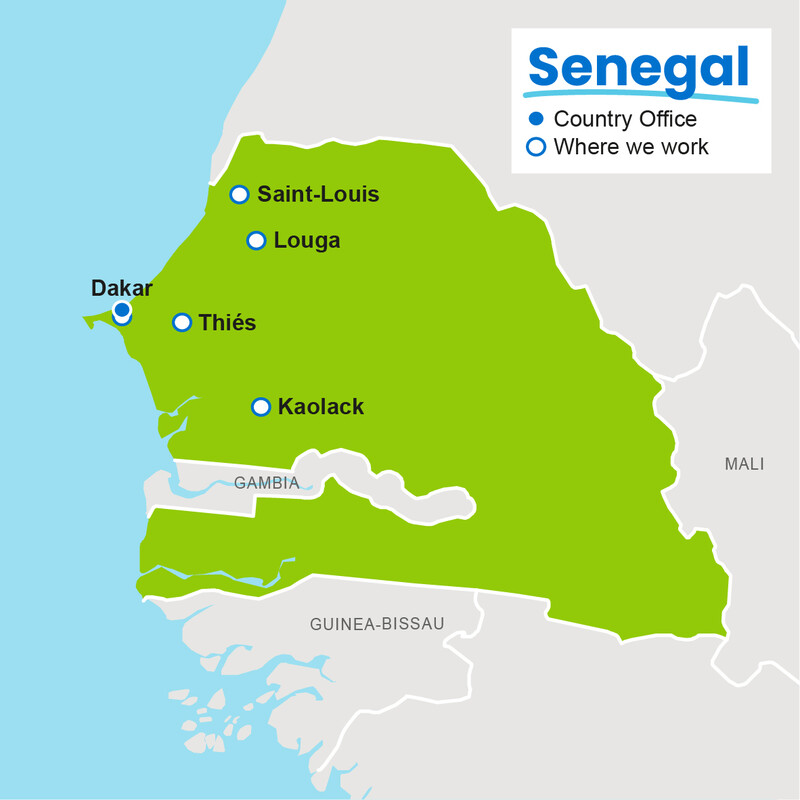 Map of Senegal