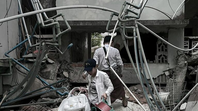earthquake in Myanmar