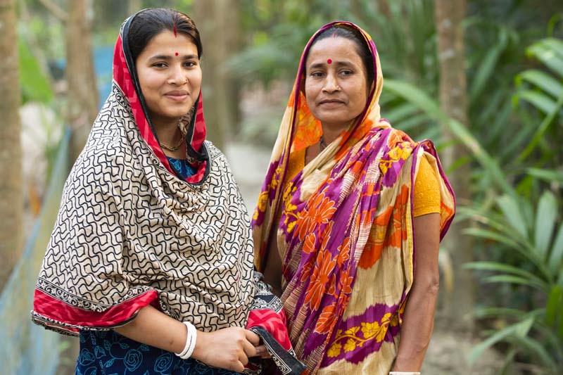 Two women from Bangladesh