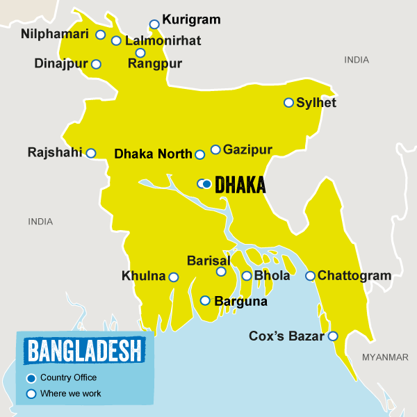 MAP: Bangladesh 