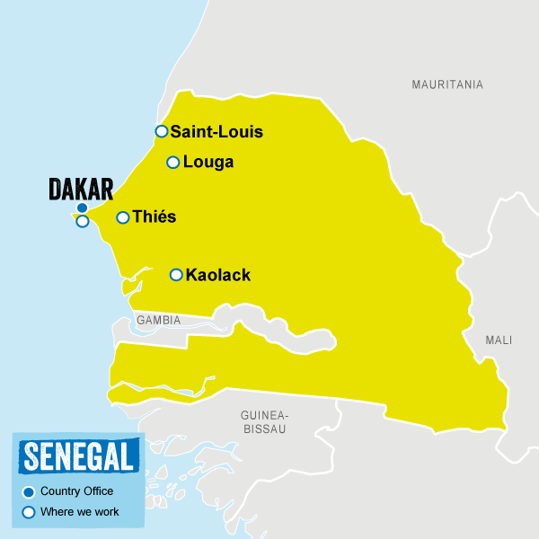 MAP: Senegal  