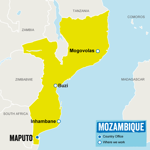 MAP: Mozambique 