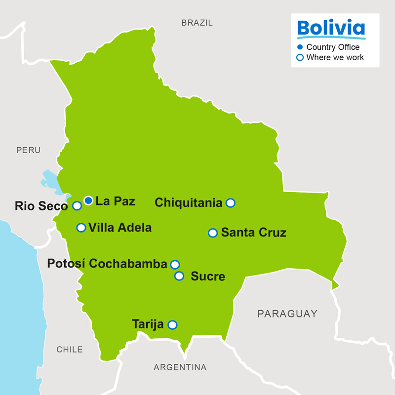 Map of Bolivia