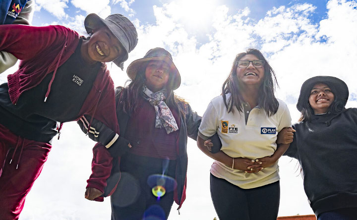 Group of Latin america girls