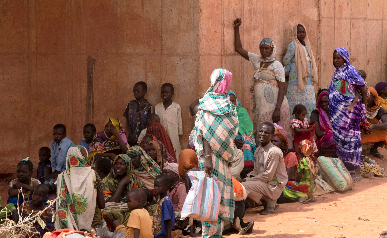 Picture of refugees from Sudan
