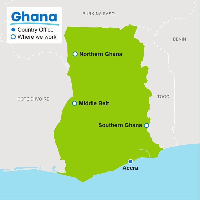 Map of Ghana