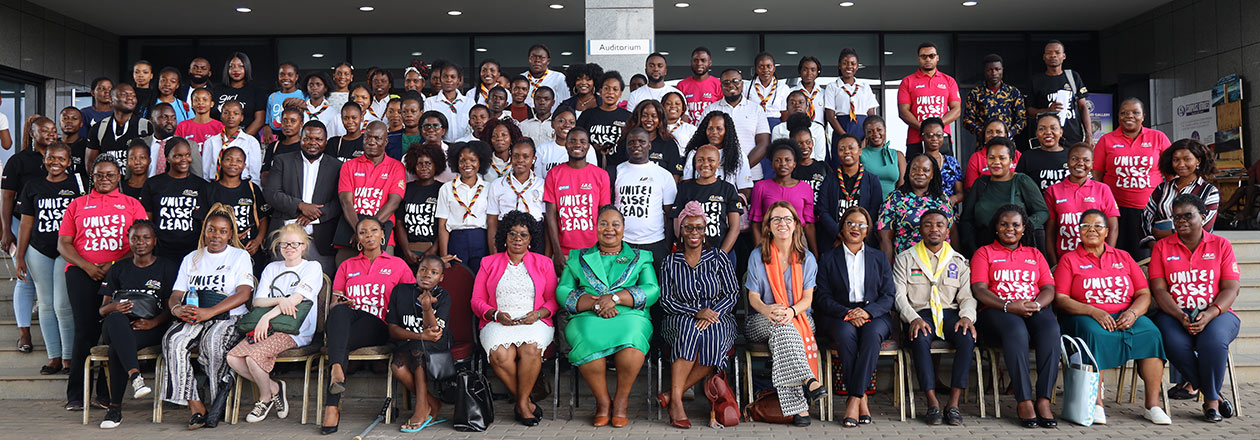 Young people gather at the National Adolescent Forum