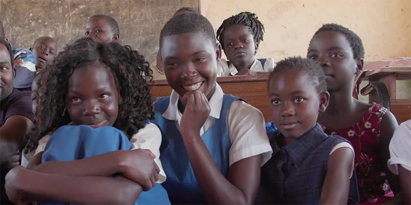 Children in classroom in Malawi