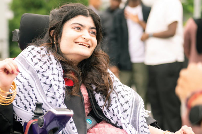 24-year-old Marya, a member of Plan International’s Global Advisory Council, has advocated for disability rights at international forums including the United Nations.