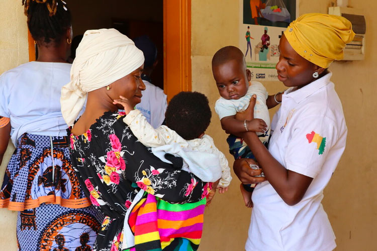 cause marketing partners supports projects like this health clinics where mothers and babies can access antenatal care