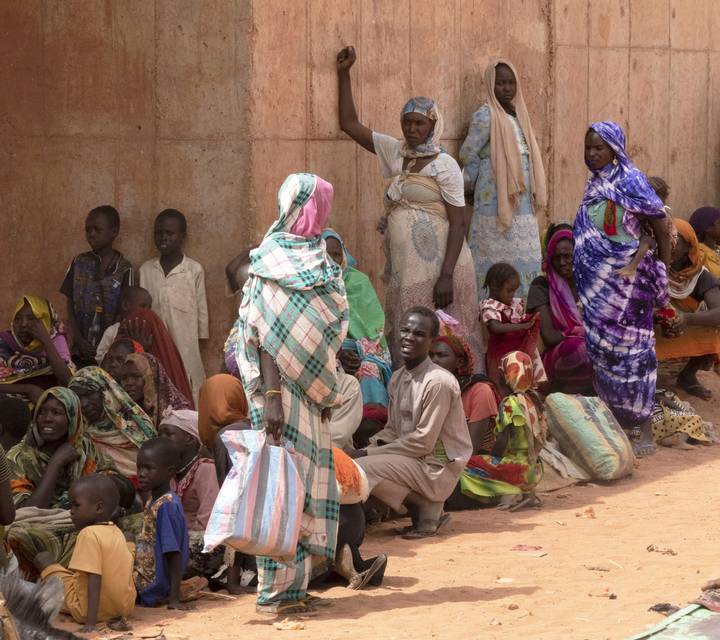 Picture of refugees from Sudan