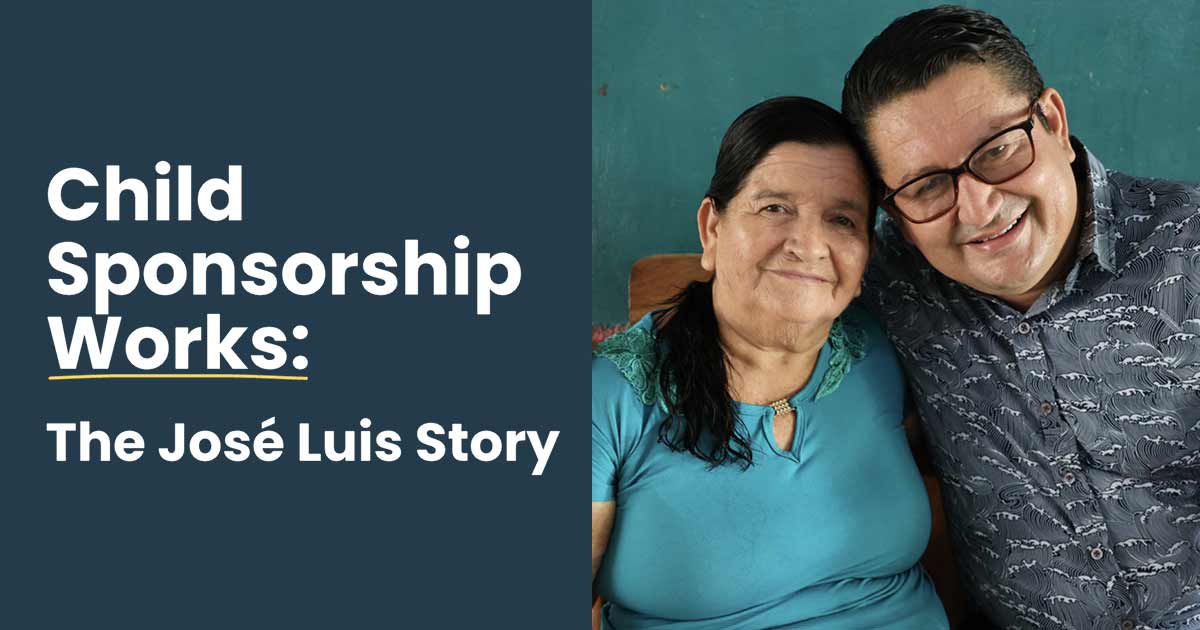 Child Sponsorship Jose Luis Banner