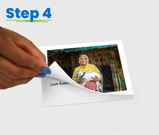 gift card folding guide step 4