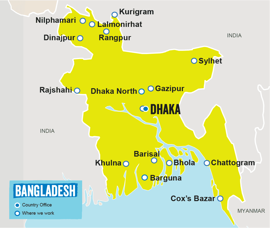 Bangladesh map