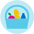 icon - food basket