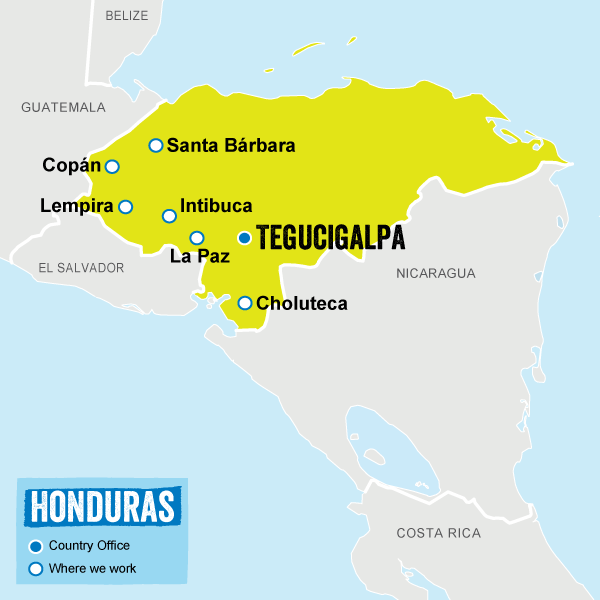 MAP: Honduras 