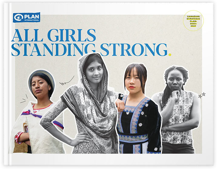 Alo girls standing strong flip book cover