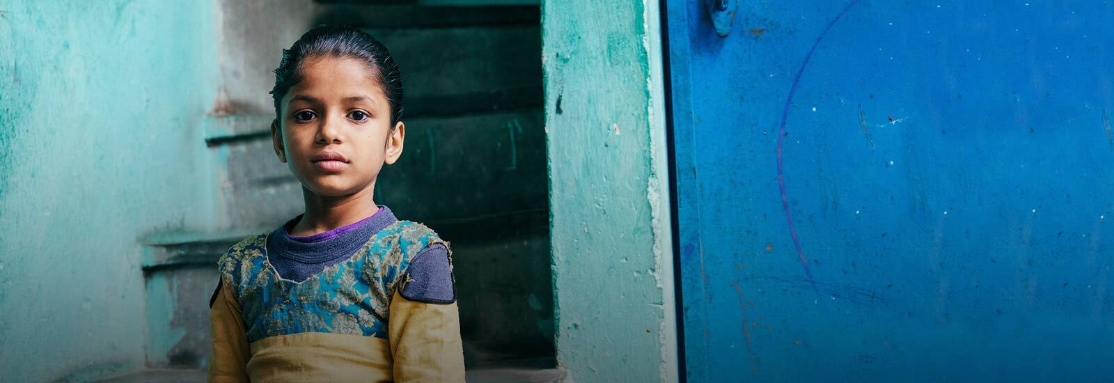 Priya, 8, knows that there is a big difference between girls and boys