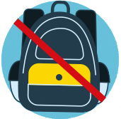 no backpack icon
