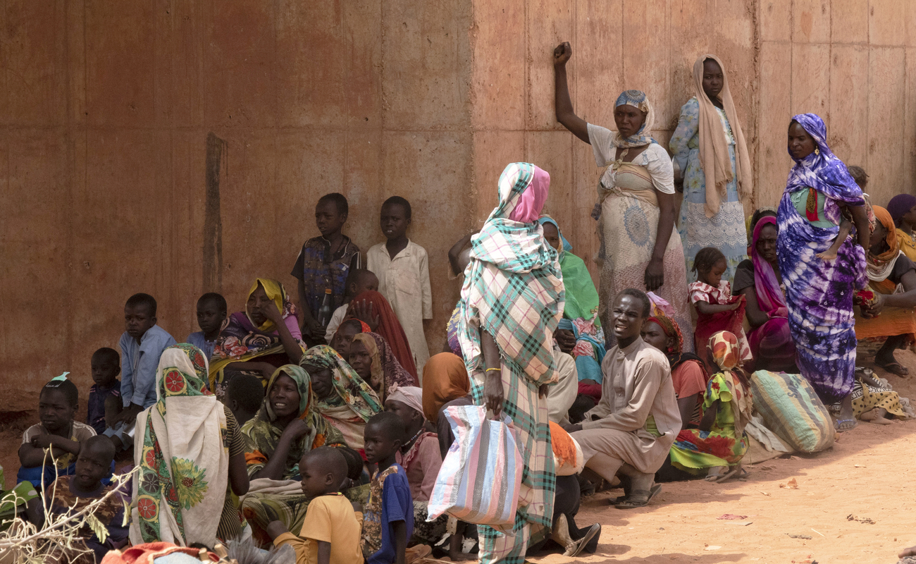 Picture of refugees from Sudan